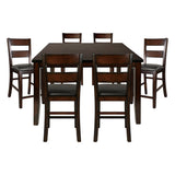 Mantello Cherry 6-Piece Extendable Counter Height Set with Bench
