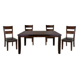 Mantello Cherry 78" 6-Piece Extendable Dining Set with Bench from Homelegance - Luna Furniture
