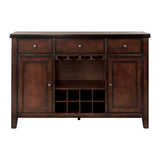 Mantello Cherry 78" 5-Piece Extendable Dining Set from Homelegance - Luna Furniture