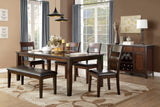 Mantello Cherry Extendable Dining Table from Homelegance - Luna Furniture