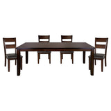 Mantello Cherry 78" 6-Piece Extendable Dining Set with Bench from Homelegance - Luna Furniture