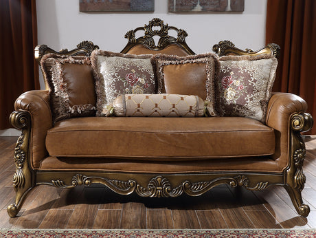 HD-555 Custom Mohawk Finish Loveseat from Homey Design - Luna Furniture