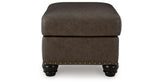 Roxmere Umber Ottoman from Ashley - Luna Furniture