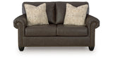 Roxmere Umber Loveseat from Ashley - Luna Furniture