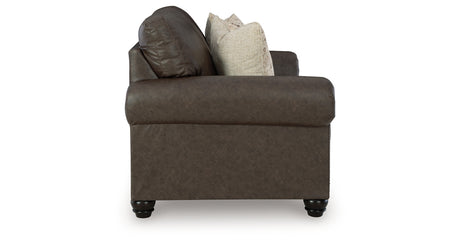Roxmere Umber Loveseat from Ashley - Luna Furniture