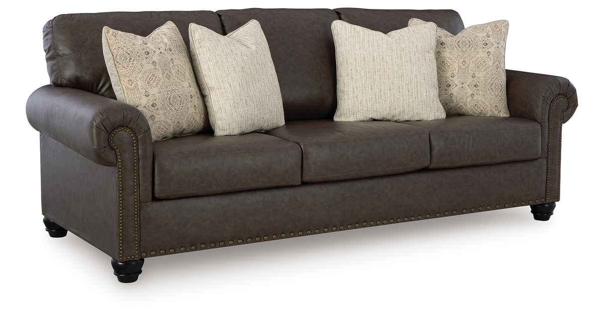 Roxmere Umber Sofa from Ashley - Luna Furniture