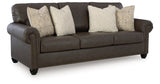 Roxmere Umber Queen Sofa Sleeper from Ashley Furniture - Luna Furniture