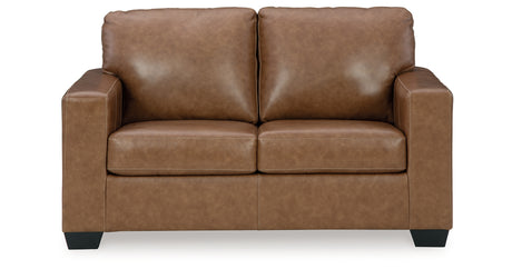 Bolsena Sofa, Loveseat and Recliner in Caramel from Ashley - Luna Furniture