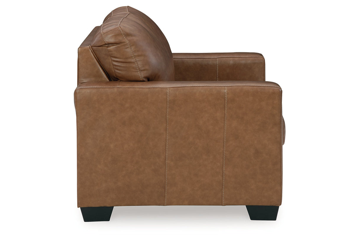 Bolsena Caramel Sofa, Loveseat and Recliner from Ashley - Luna Furniture