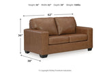 Bolsena Caramel Sofa, Loveseat and Recliner from Ashley - Luna Furniture