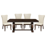 Oratorio Cherry 5-Piece Dining Set from Homelegance - Luna Furniture