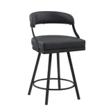 Crowley Blue Swivel Counter Height Chair, Set of 2 from Homelegance - Luna Furniture