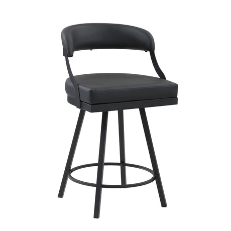 Crowley Blue Swivel Counter Height Chair, Set of 2 from Homelegance - Luna Furniture