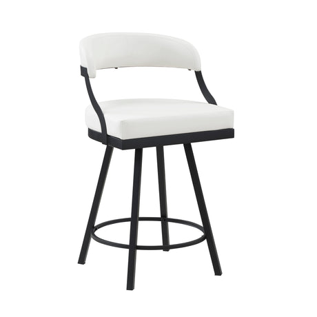 Crowley Black Swivel Pub Height Chair, Set of 2 from Homelegance - Luna Furniture