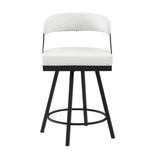 Appert Black/Dark Gray Swivel Pub Height Chair, Set of 2 from Homelegance - Luna Furniture