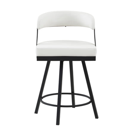Appert Black/Dark Gray Swivel Pub Height Chair, Set of 2 from Homelegance - Luna Furniture