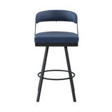 Crowley Gray Swivel Pub Height Chair, Set of 2 from Homelegance - Luna Furniture