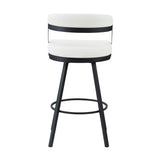Crowley Red Swivel Pub Height Chair, Set of 2 from Homelegance - Luna Furniture