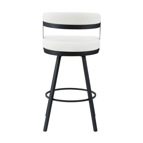 Crowley Red Swivel Pub Height Chair, Set of 2 from Homelegance - Luna Furniture