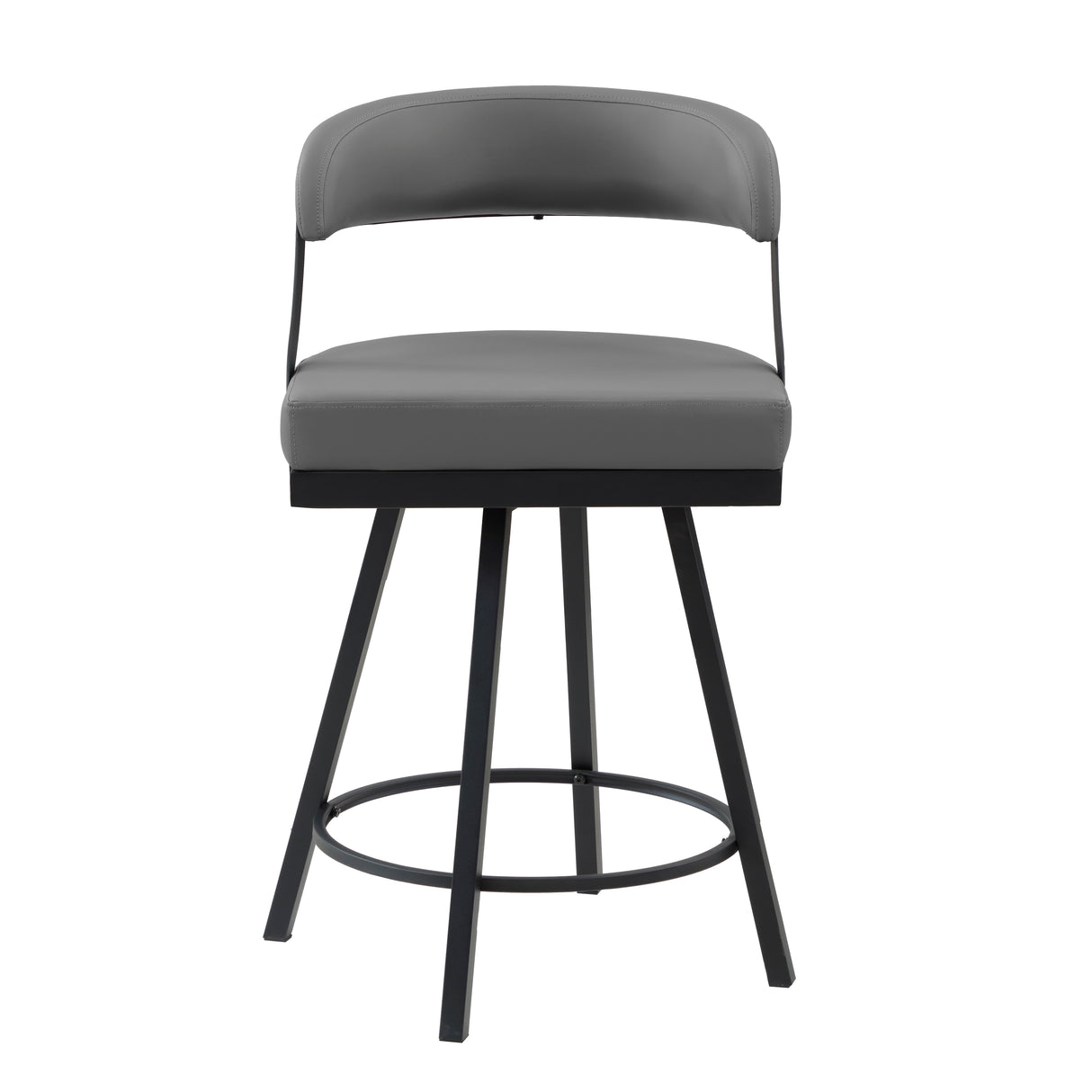 Crowley Brown/Gray 5-Piece Round Counter Height Set from Homelegance - Luna Furniture