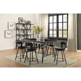 Appert Gray/Dark Gray Counter Height Set from Homelegance - Luna Furniture