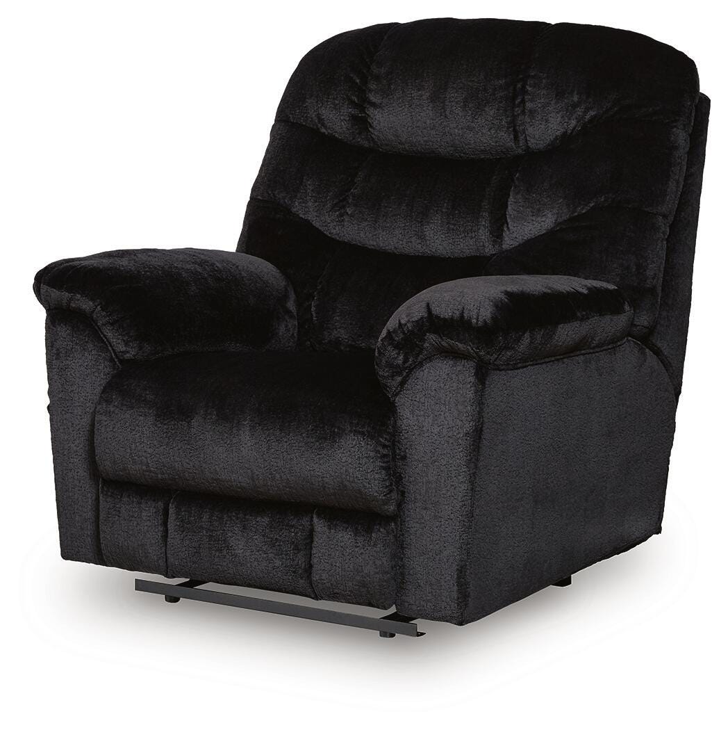 Linenfield Onyx Recliner from Ashley - Luna Furniture