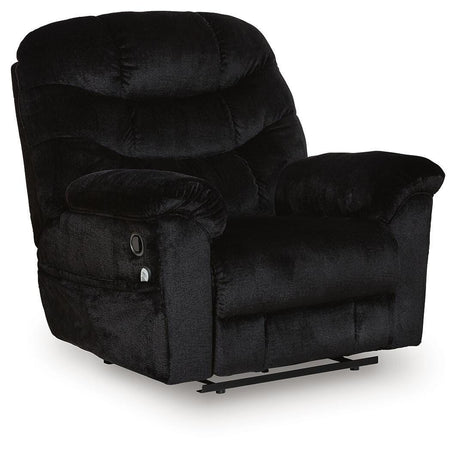 Linenfield Onyx Recliner from Ashley - Luna Furniture