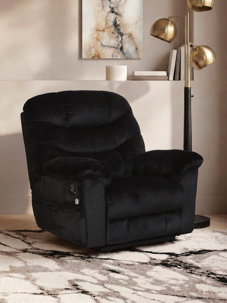 Linenfield Onyx Recliner from Ashley - Luna Furniture