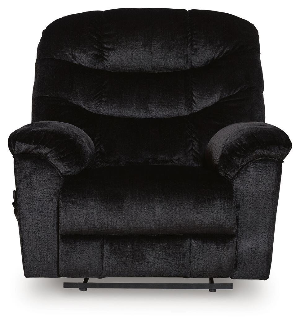 Linenfield Onyx Recliner from Ashley - Luna Furniture