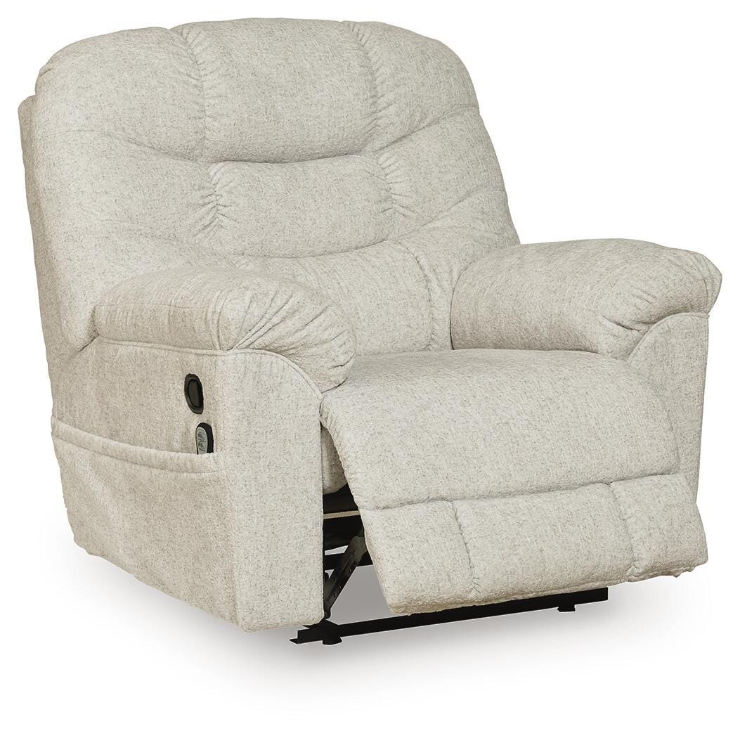 Linenfield Feathered Recliner from Ashley - Luna Furniture