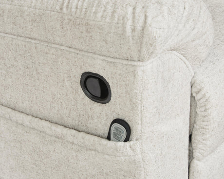 Linenfield Feathered Recliner from Ashley - Luna Furniture