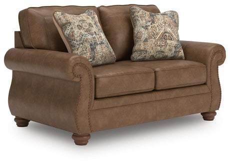 Chasemore Earth Queen Sofa Sleeper and Loveseat from Ashley - Luna Furniture