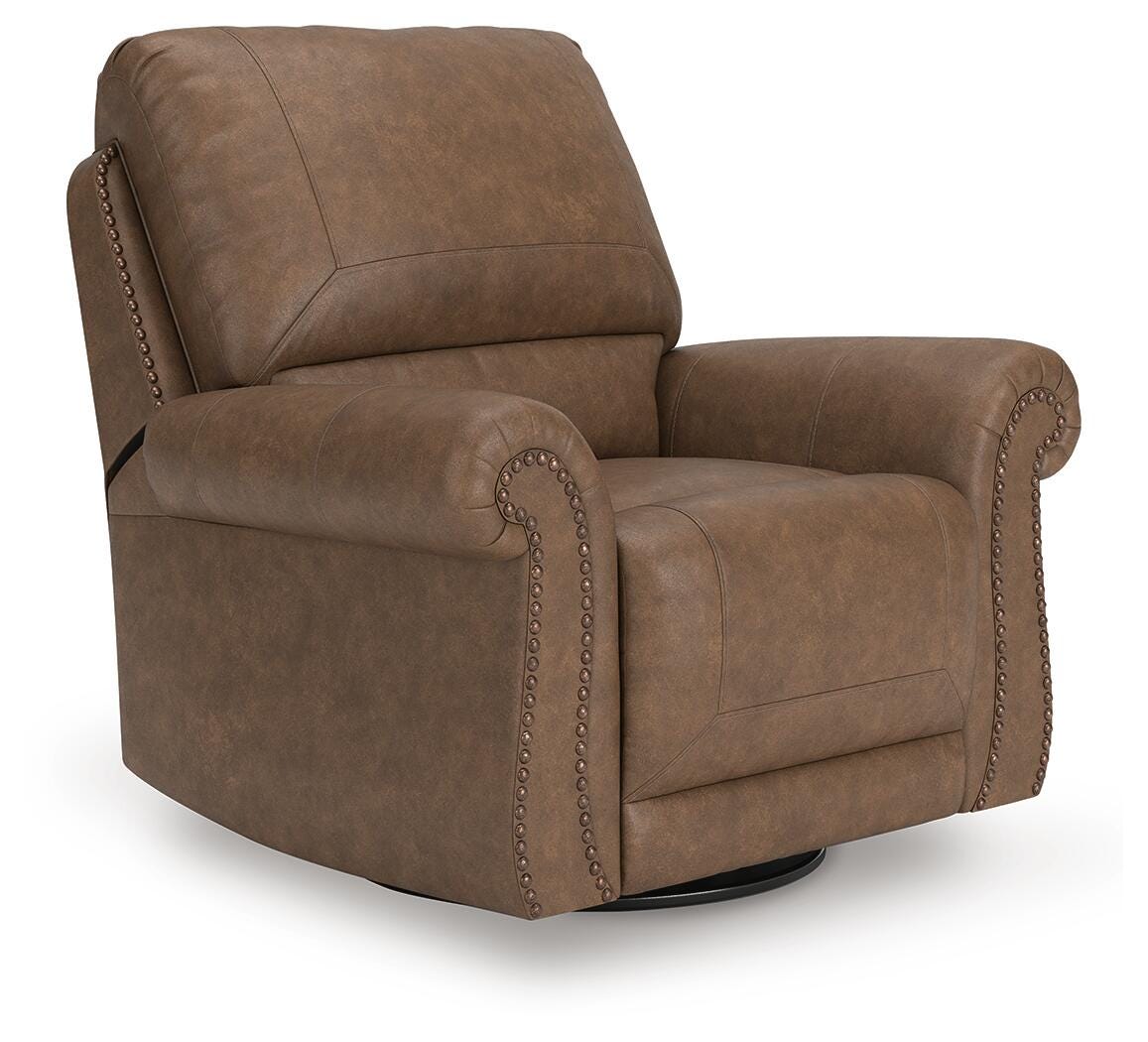 Chasemore Earth Swivel Glider Recliner from Ashley Furniture - Luna Furniture