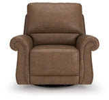 Chasemore Earth Swivel Glider Recliner from Ashley - Luna Furniture