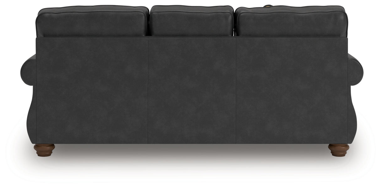 Chasemore Black Sofa and Recliner from Ashley - Luna Furniture