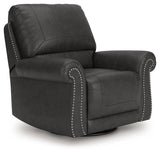 Chasemore Granite Swivel Glider Recliner from Ashley - Luna Furniture