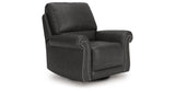 Chasemore Black Sofa and Recliner from Ashley - Luna Furniture