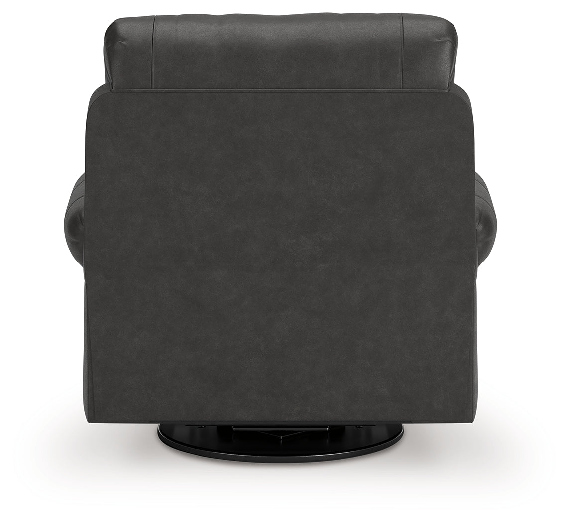 Chasemore Granite Swivel Glider Recliner from Ashley - Luna Furniture