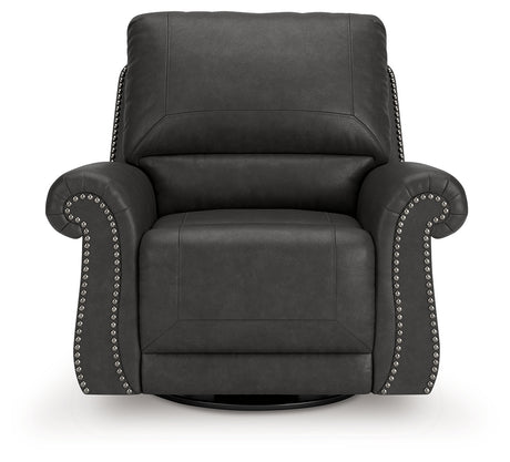 Chasemore Granite Swivel Glider Recliner from Ashley - Luna Furniture