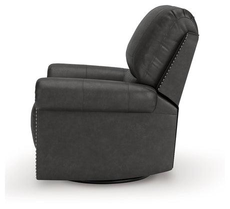 Chasemore Granite Swivel Glider Recliner from Ashley - Luna Furniture
