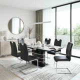 Glissand Black Expandable Dining Table