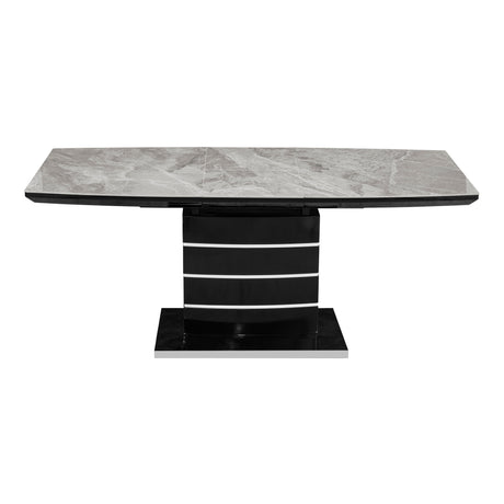 Glissand Black Expandable Dining Table from Homelegance - Luna Furniture