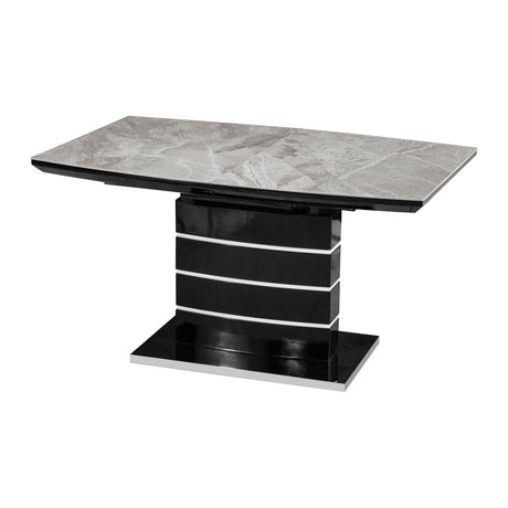 Glissand Black Expandable Dining Table from Homelegance - Luna Furniture