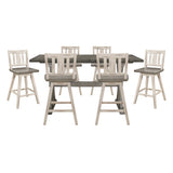 Timbre Gray Counter Height Chair, Set of 2 from Homelegance - Luna Furniture