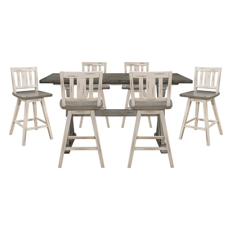 Timbre Gray Counter Height Chair, Set of 2 from Homelegance - Luna Furniture