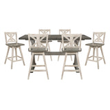 5602-36*7WT 7pc Set (TB+6S) from Homelegance - Luna Furniture