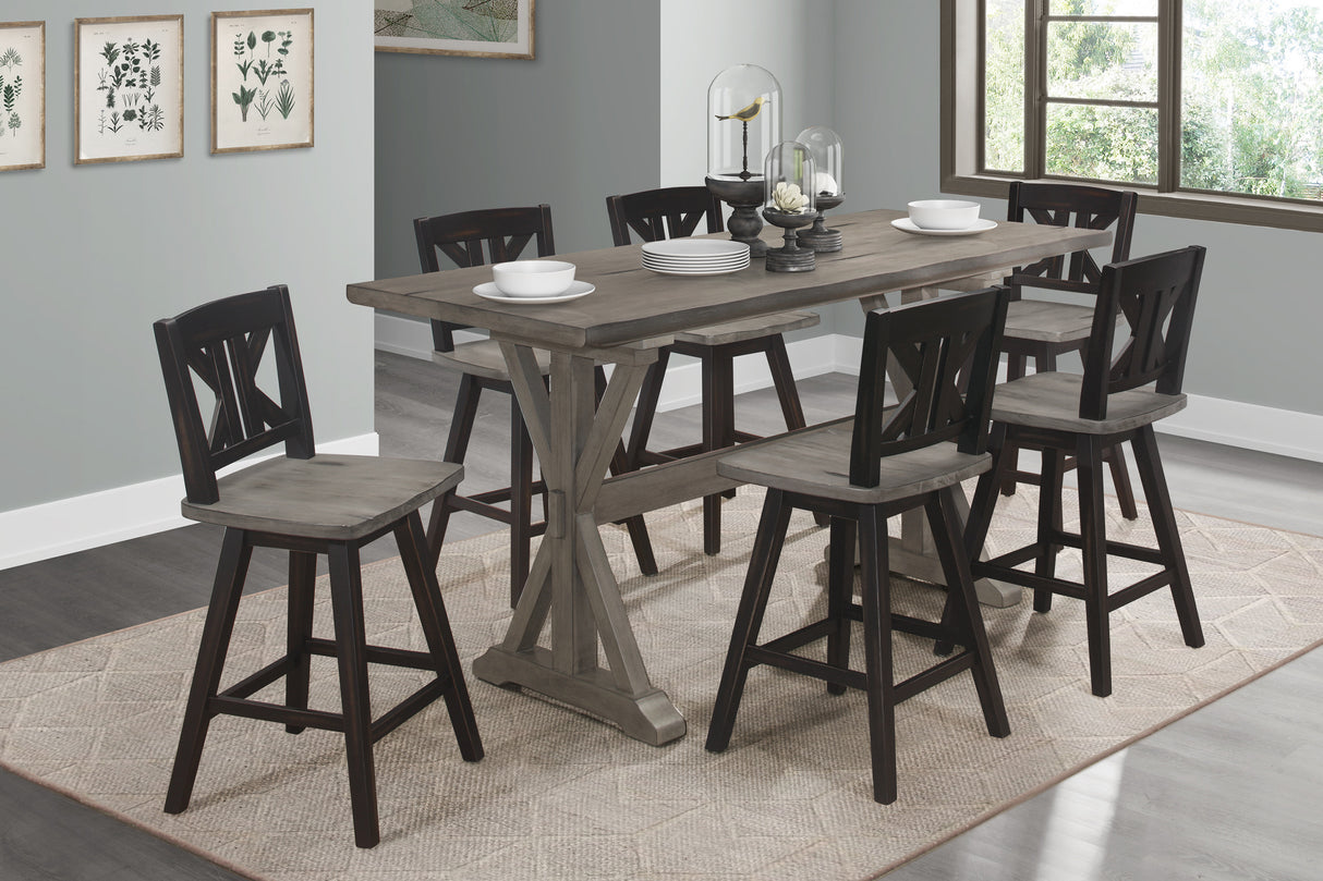 Amsonia Gray Counter Height Table from Homelegance - Luna Furniture