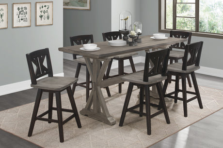 Amsonia Gray Counter Height Table from Homelegance - Luna Furniture