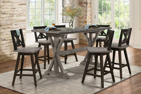 Amsonia Gray Counter Height Table from Homelegance - Luna Furniture