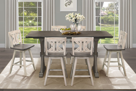Amsonia Gray Counter Height Table from Homelegance - Luna Furniture
